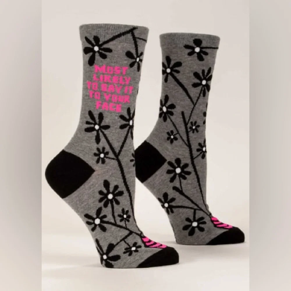 Polka Dot Women's Socks - Black, Pink, Gray